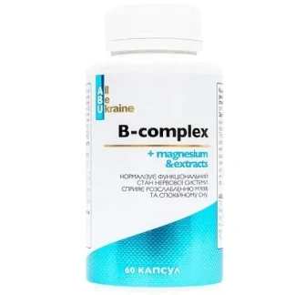 ABU В-Комплекс + Магній з екстрактом капсули №60-0