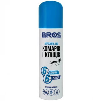 Аерозоль Bros (Брос) репелент від комарів та кліщів 90мл-0
