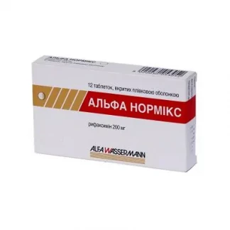 АЛЬФА Нормикс таблетки по 200мг №12-0