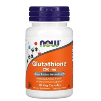 Амінокислота NOW (НАУ) Глутатіон капсули по 250мг №60-0