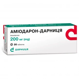 АМИОДАРОН-Дарница таблетки по 200мг №30-0