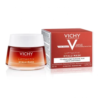 Антивікова експрес-маска Vichy Liftactiv Hyalu Mask з гіалуроновою кислотою 50 мл Антивікова експрес-маска Vichy Liftactiv Hyalu Mask з гіалуроновою кислотою 50 мл-1