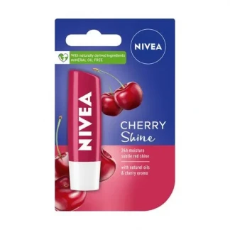 Бальзам для губ Nivea (Нивея) Фруктовое сияние со вкусом вишни 4,8г-0