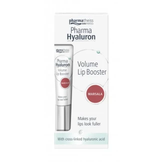 Бальзам Pharma Hyaluron Lip Booster для об'єму губ марсала 7 мл -1