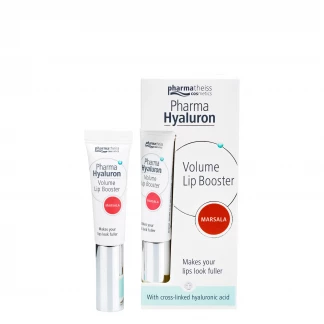 Бальзам Pharma Hyaluron Lip Booster для объема губ марсала 7 мл-2