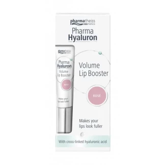 Бальзам Pharma Hyaluron (Фарма гіалурон) Lip Booster для об'єму губ рожевий 7 мл -0