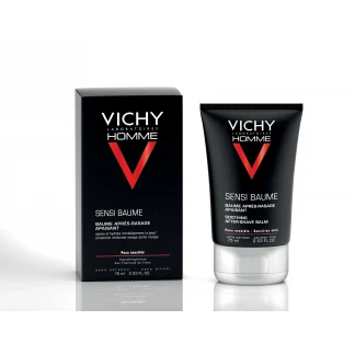 Бальзам Vichy (Віши) Homme Sensi-Baume After-Shave Balm для чутливої шкіри від подразнень після гоління 75 мл-0
