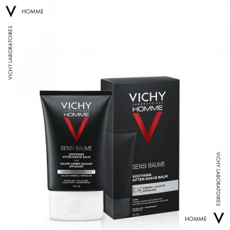 Бальзам Vichy (Виши)Homme Sensi-Baume After-Shave Balm для чувствительной кожи от раздражений после бритья 75 мл-1