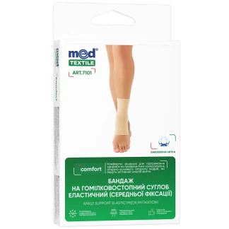 Бандаж на голеностопный сустав эластичный MedTextile (МедТекстиль) 7101 р.XL-0