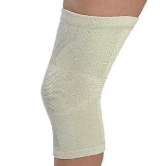 Бандаж на колінний суглоб еластичний Алком 3022 р.5 сірий-3