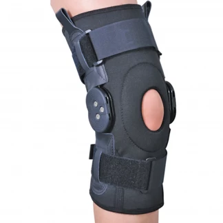 Бандаж на колінний суглоб зі спеціальними шарнірами Ortop ЕS-797 р.L чорний           -1
