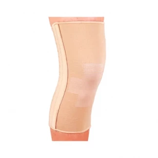 Бандаж на колінний суглоб зі спіральними ребрами еластичний Ortop (Ортоп) ES-719 р.L бежевий-0