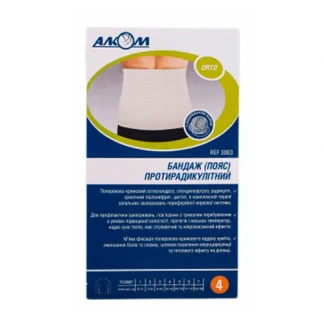 Бандаж протирадикулітний Алком 3063 р.2 бежевий-0