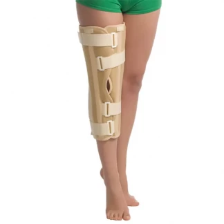 Бандаж (тутор) на колінний суглоб MedTextile (МедТекстиль) 6112 р.M/L бежевий-3