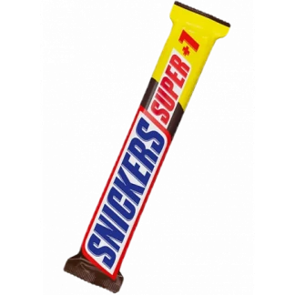 Батончик Snickers (Снікерс) Super+1 з арахісом, карамеллю і нугою в молочному шоколаді 112,5г-0