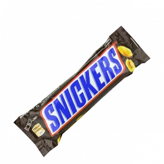 Батончик Snickers (Снікерс) з арахісом, карамеллю і нугою в молочному шоколаді 50г-0