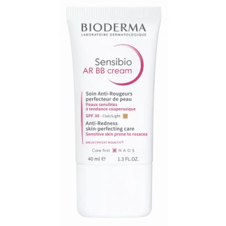 BB-крем Bioderma (Біодерма) Sensibio AR BB Cream SPF30+ для зменшення почервонінь для чутливої шкіри обличчя 40 мл-0