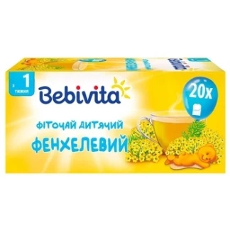 Фиточай детский Bebivita (Бебивита) фенхелевый 1,5 г №20 фильтр-пак-0
