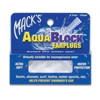 Беруші McKeon AquaBlock м`які прозорі №2-0