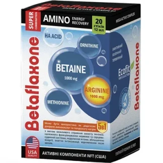 БЕТАФЛАКСОН Аминокислотный Комплекс по гель по 12мл №20 в стиках-0