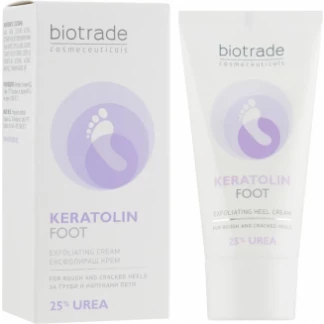 Крем для ніг Biotdare (Біотрейд) Keratolin Foot 25% сечовини 50мл-0
