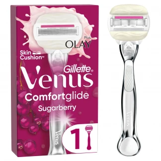 Бритва Gillette (Джилет) Venus ComfortGlide зі змінним катриджем із запахом солодких ягід №1-0