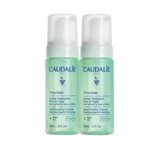 Caudalie (Кодалі) Vinoclean Дует Щоденна очищувальна піна 2х150мл-0