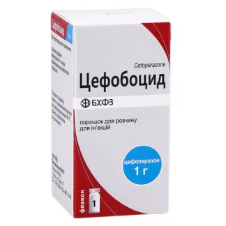 ЦЕФОБОЦИД порошок для розчину для ін'єкцій по 1000мг №1-0