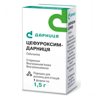 ЦЕФУРОКСИМ-Дарниця порошок для ін`єкцій по 0,75г №1 у флаконі-0