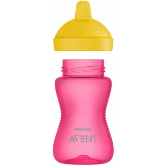 Чашка Avent (Авент) з носиком рожева 18+міс.300мл (SCF804/04) Чашка Avent (Авент) з носиком рожева 18+міс.300мл (SCF804/04)-0