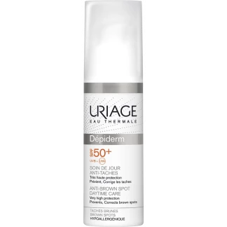 Догляд Uriage (Урьяж) Depiderm Anti-brown Spot Daytime Care SPF 50+ денний проти пігментних плям 30 мл Догляд Uriage (Урьяж) Depiderm Anti-brown Spot Daytime Care SPF 50+ денний проти пігментних плям 30 мл-0
