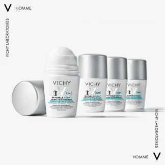 Дезодорант-антиперспирант шариковый Vichy (Веши) 72 Hr Invisible Resist 72 часов 50мл-6