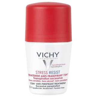 Дезодорант шариковый Vichy (Виши) Stress Resist Anti-Transpirant 72H интенсивный 72 часа защиты в стрессовых ситуациях 50 мл-0