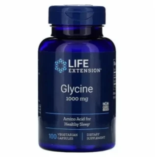 Дієтична добавка Life Extension (Лайф Екстеншн) Гліцин капсули по 1000мг №100-0