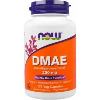 Диетическая добавка NOW (Нау) Аминокислота DMAE Здоровая работа мозга капсулы по 250мг №100-0