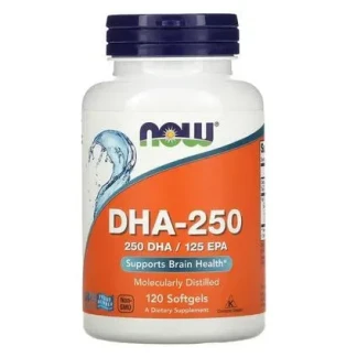 Диетическая добавка NOW (НАУ) Докозагексаеновая кислота капсулы по 250мг №120-0