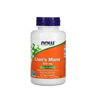 Диетическая добавка NOW (НАУ) Ежовик гребенчатый капсулы по 500мг №60-0