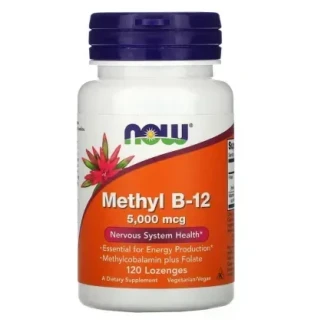 Дієтична добавка NOW (НАУ) Метил Б-12 льодяники по 500мкг №120-0