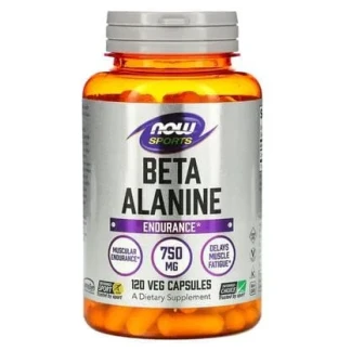 Дієтична добавка NOW (НАУ) Sports Beta-Alanine капсули по 750мг №120-0
