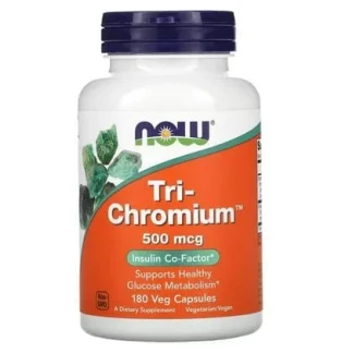 Диетическая добавка NOW (НАУ) Tri-Chromium Три-Хром капсулы по 500мг №180-0