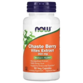 Дієтична добавка NOW (НАУ) Ягоди вітексу/Донг Квай капсули по 300мг №90-0