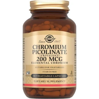 Дієтична добавка Solgar (Солгар) Chromium Picolinate  загальнозміцнюючий №90-0