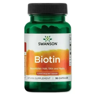 Диетическая добавка Swanson (Свансон) Биотин капсулы по 5000мкг №30-0