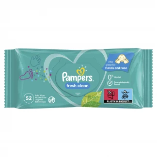 Детские влажные салфетки Pampers (Памперс) Fresh Clean №52-0