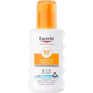 Спрей Eucerin (Еуцерин) Sun Protection Kids Sun Spray дитячий сонцезахисний для обличчя та тіла SPF 50+ 200 мл (63853)-0