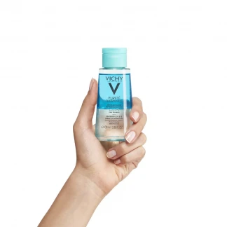 Двухфазный средство Vichy (Виши) Purete Thermale Waterproof Eye Make-Up Remover для снятия макияжа с глаз 100мл-4