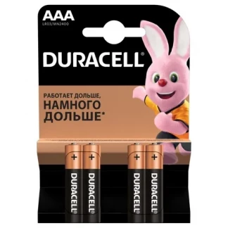 Duracell (Дюраселл) батарейки Базік ААА LR03 №4-0