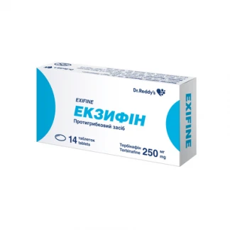 ЕКЗИФІН таблетки 250мг №14 -0