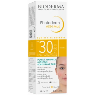 Емульсія Bioderma (Біодерма) Photoderm Max AKN MAT для комбінованої та жирної шкіри SPF30 40 мл-0