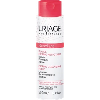 Емульсія Uriage (Урьяж) Roseliane Dermo-Cleansing Fluid дермоочищуюча для обличчя та контуру очей 250 мл-0